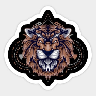 lion emblem Sticker